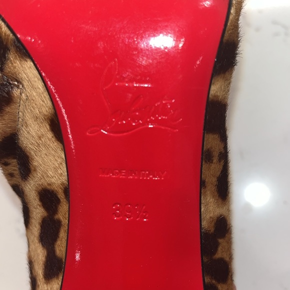 Christian Louboutin Ponyhair Ankle Boots size 39 1/2 - Picture 7 of 7